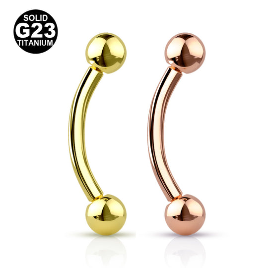 titaani banaanilävistys gold ja rosegold