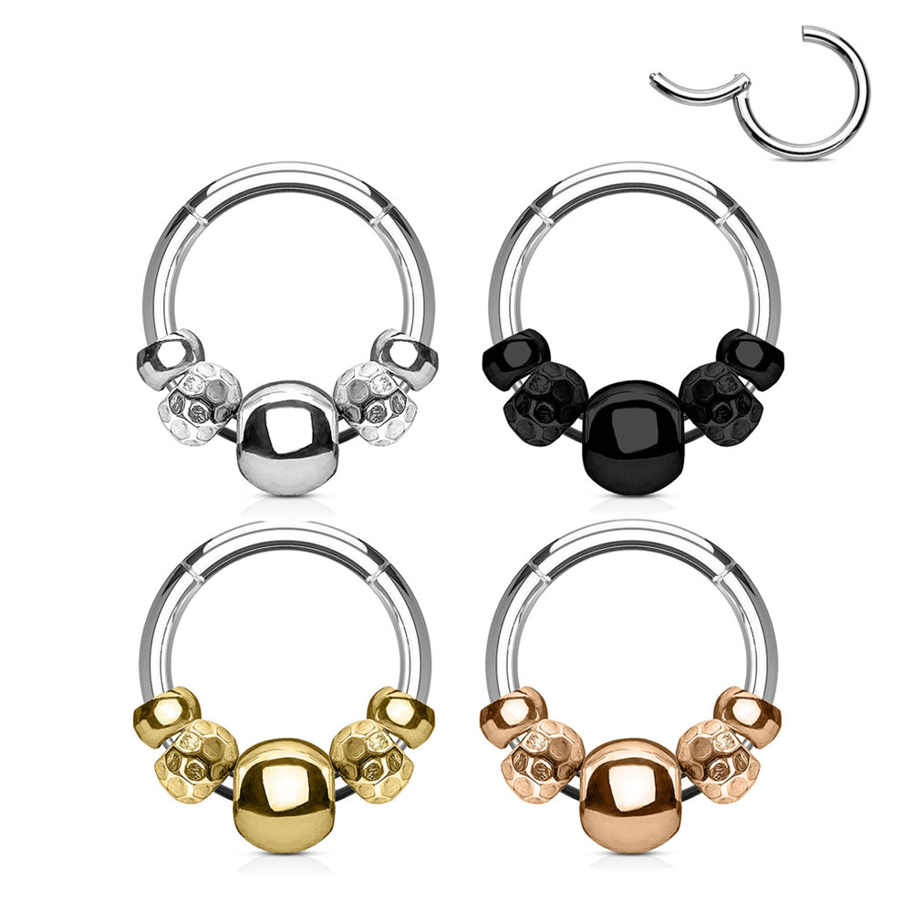 1.2mm Clicker Rengas Steel Beads