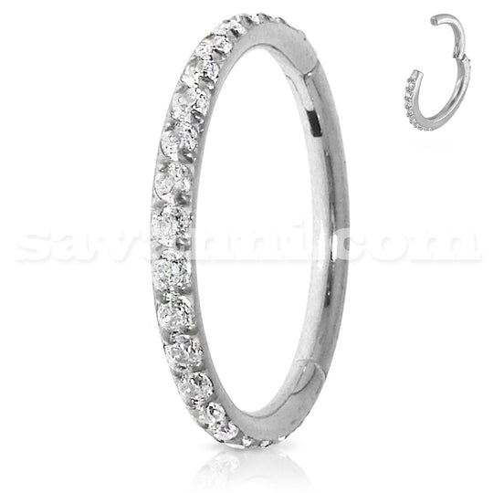 1.2mm Rengas Clicker Full Zircon