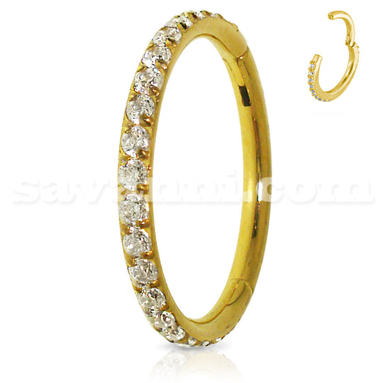 1.2mm Rengas Clicker Full Zircon