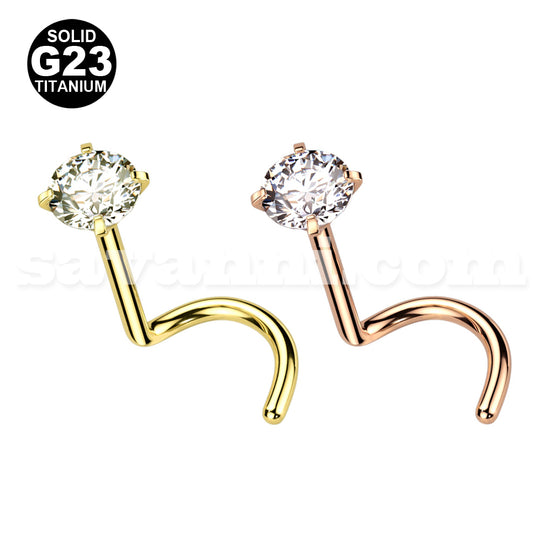 Titaani Nenäkoru Golden Zircon