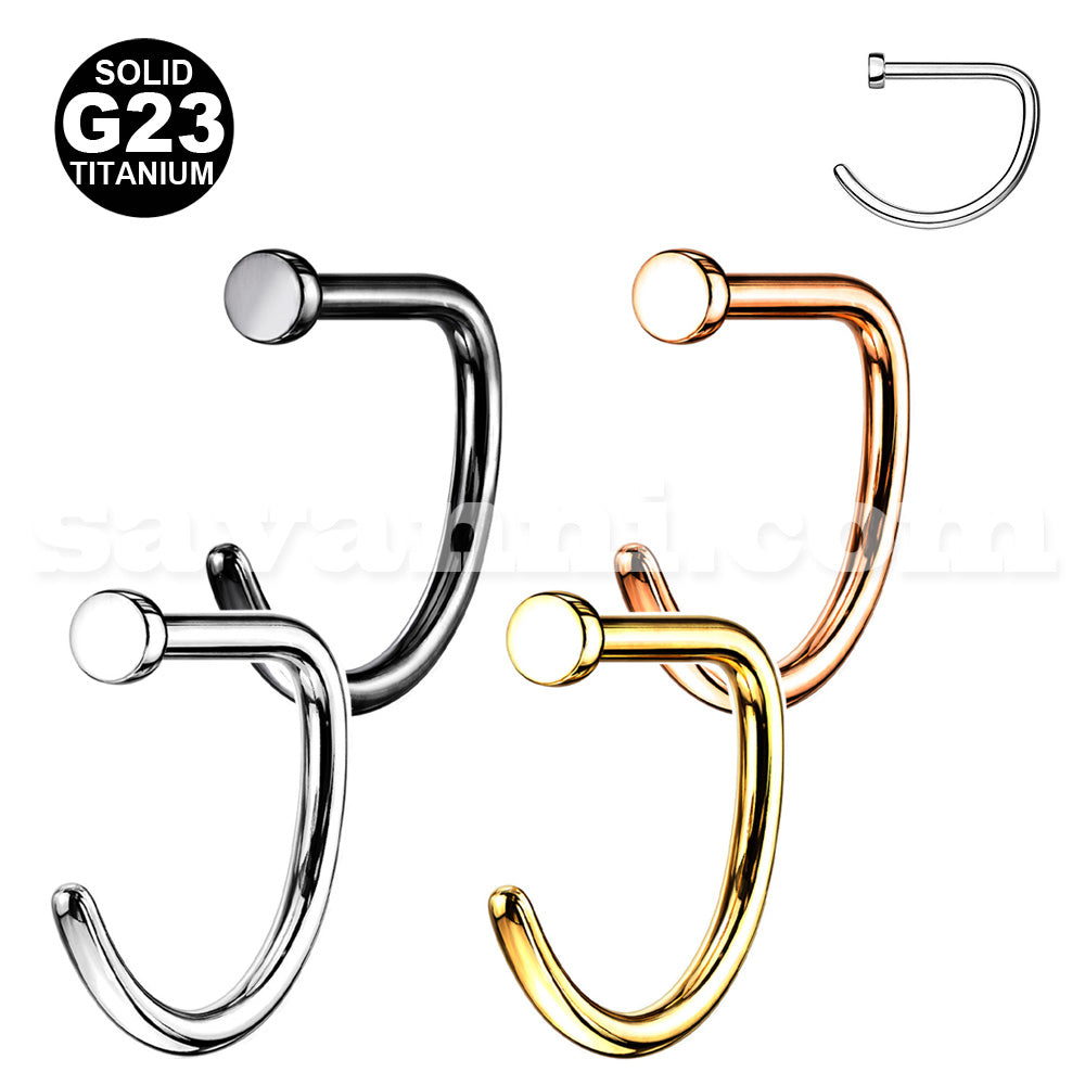 Titaani nenäkoru rengas