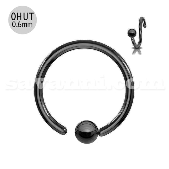 0.6mm Värikäs Lävistysrengas Kiinteä Pallo