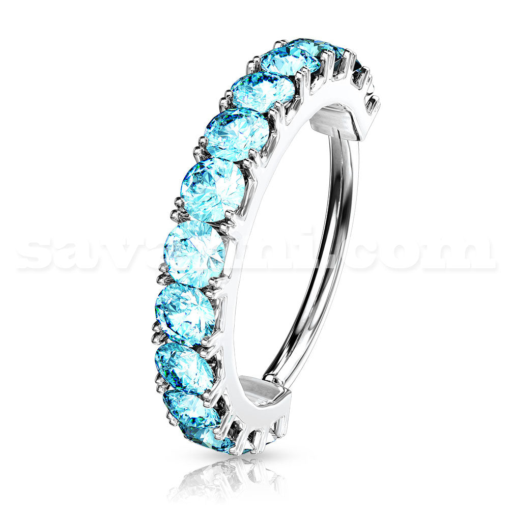 Värikäs Lävistysrengas Zircon Line