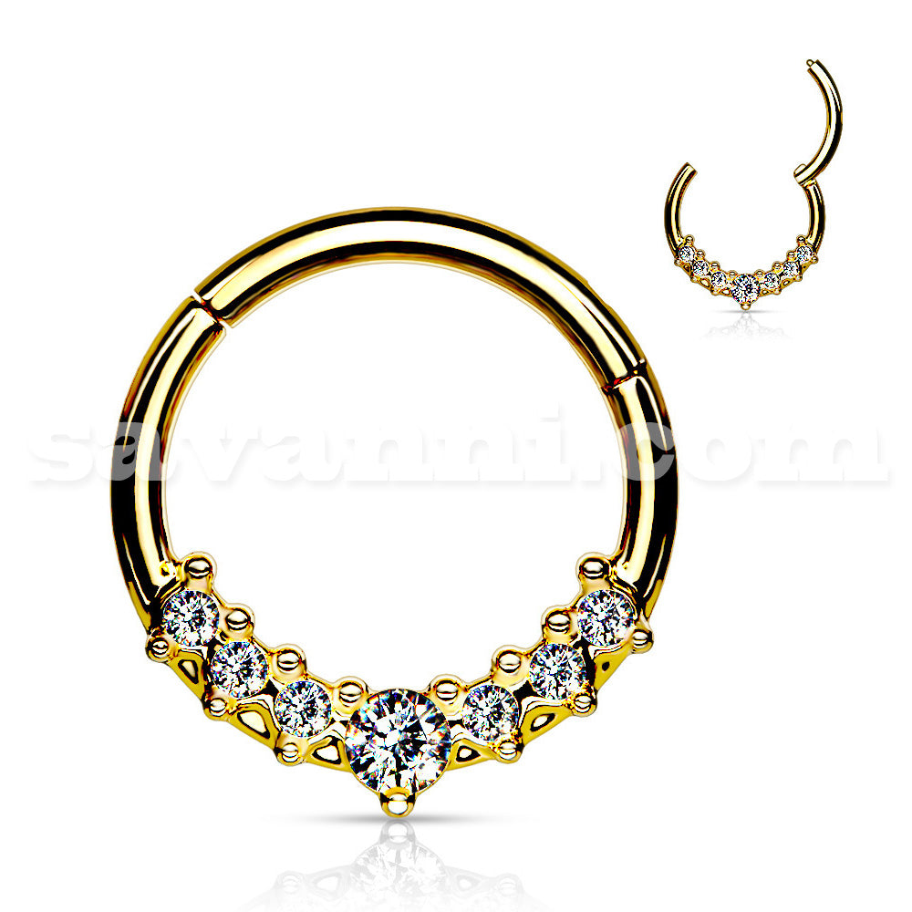 1.2mm Rengas Clicker Zircon Fan