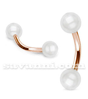 1.2mm Banaani Rose Gold Helmi