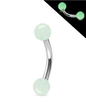 1.2mm Banaani Loistaa Pimeässä Pallot 3mm