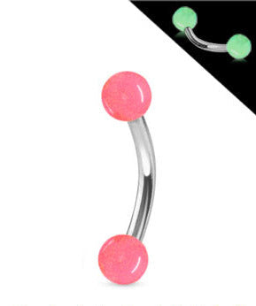 1.2mm Banaani Loistaa Pimeässä Pallot 3mm