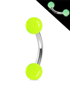 1.2mm Banaani Loistaa Pimeässä Pallot 4mm