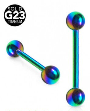 Barbell titanium rainbow