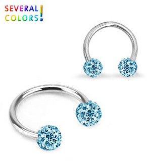 1.2mm Hevosenkenkä Crystal Pallot 4mm