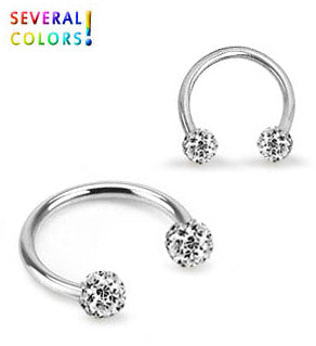 1.2mm Hevosenkenkä Crystal Pallot 3mm