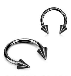Circular barbell spikes