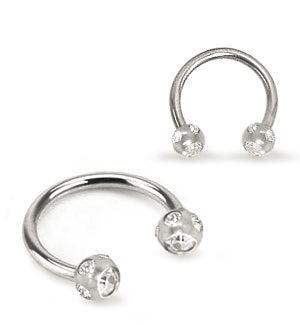 Circular barbell tiffany