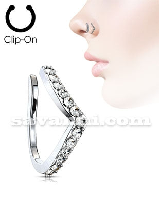 Feikki Nenäkoru Zircon Lined Chevron