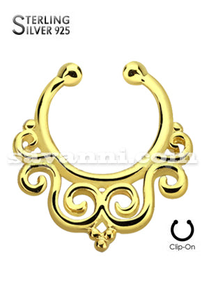 Hopea Feikki Septum Tribal Swirls