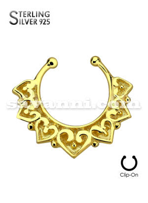 Hopea Feikki Septum Heart Tribal Fan