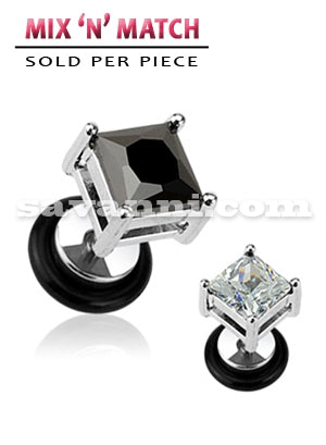 Feikkiplugi Square Zircon