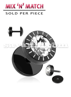 Musta Plugi Korvakoru Single Zircon