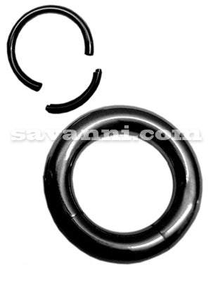 Musta Heavy Gauge Segmenttirengas
