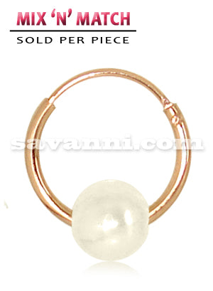 Korvarengas Hopea Rose Gold Helmi