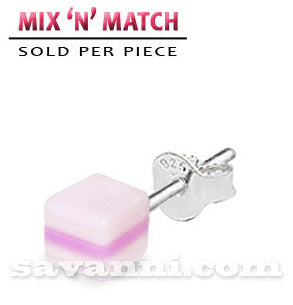 Hopeakorvakoru Sateenkaari Kuutio