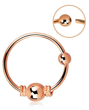 Hopearengas Balinese Ball Rose Gold