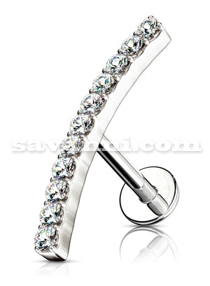 1.2mm Labret Strassikaarre