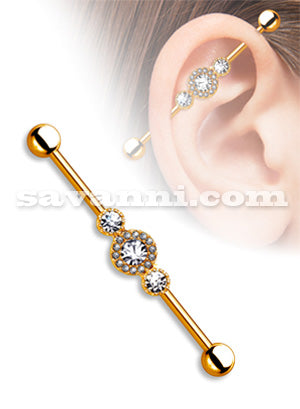 Industrial Golden Kirkas Triple Zircon