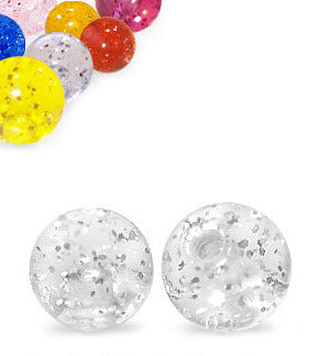 1.6mm Läpikuultava Irtopallo Glitter