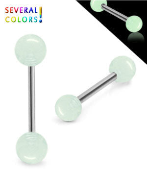 Pimeässä hohtava barbell