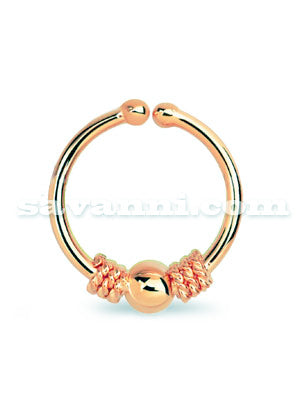Hopea Rose Gold Feikkirengas Classic Bali Wire