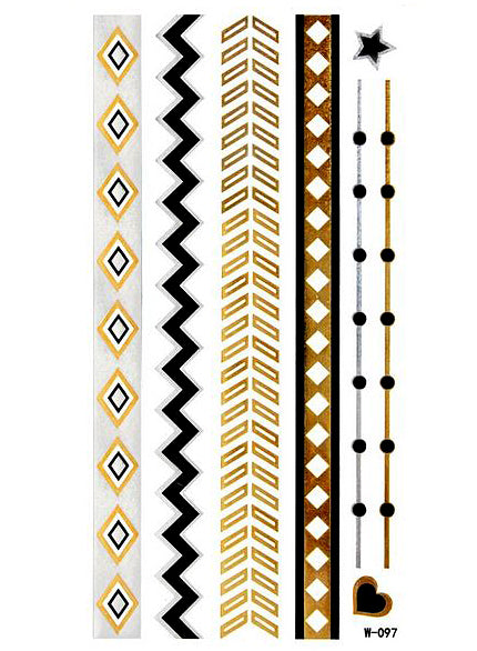 Korutatuointi Geometric Bands