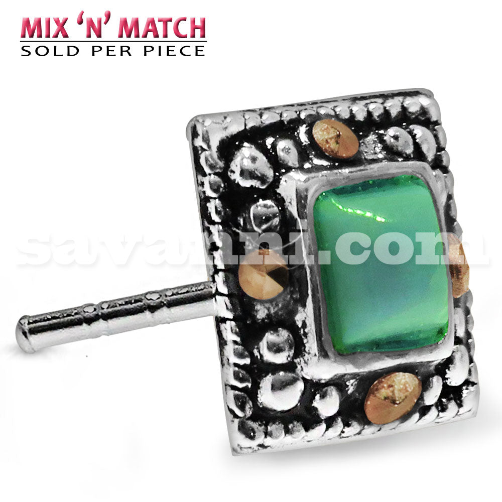 Hopea Korvakoru Turquoise Square