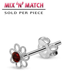 Hopeakorvanappi Kukka Strassikivellä