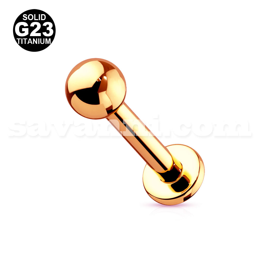 1.2mm Titaani Labret Kullanvärinen