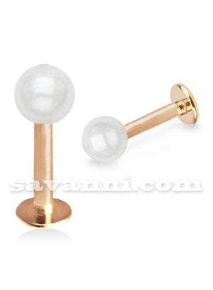 1.6mm Labret Rose Gold Helmi