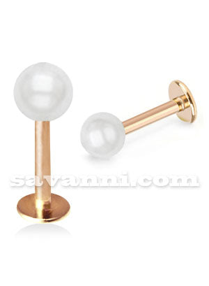 Huulikoru helmipallolla