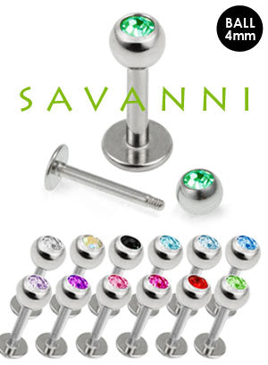 1.6mm labret strass