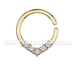 1.2mm Lävistysrengas Zircon Nuoli