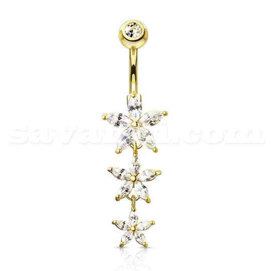 Napakoru Marquise Zircon Flowers