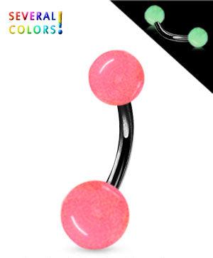 Pimeässä loistava musta napakoru