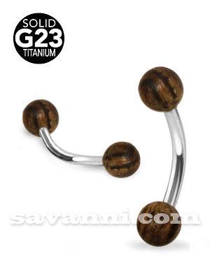 Titaani napakoru puupallot