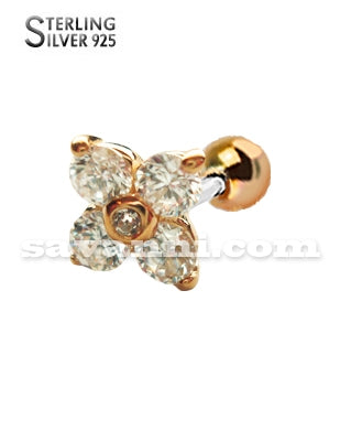 Rustokoru / Traguskoru Hopeakukka Zircon Blossom