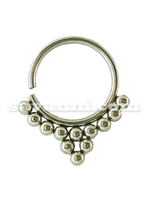 0.8mm Lävistysrengas Beaded Trim