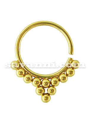 0.8mm Lävistysrengas Beaded Trim