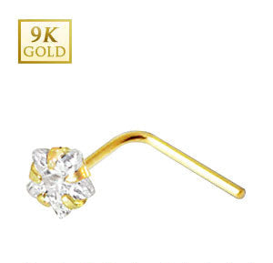 Kultainen nenäkoru zirkoni tähti