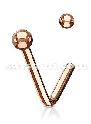 L-Taivutettu Nenäkoru Pallo