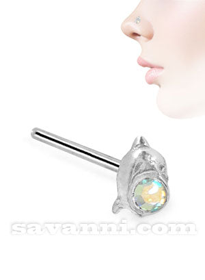 Nenäkoru Suora Hopea Delfiini Strassi