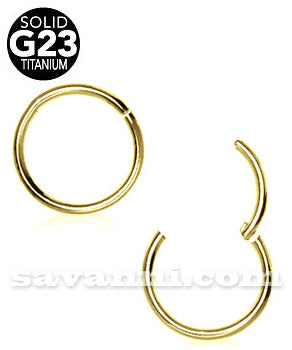1.2mm Kullanvärinen Segmenttirengas Clicker Titaani